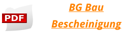 BG Bau Bescheinigung